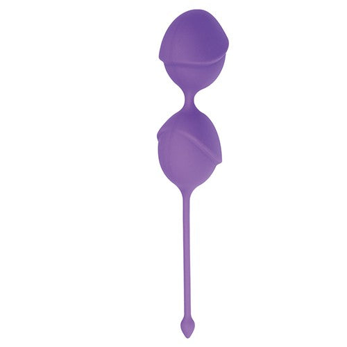 Vaginal beads made of honey. silicone Delight Lichee purple