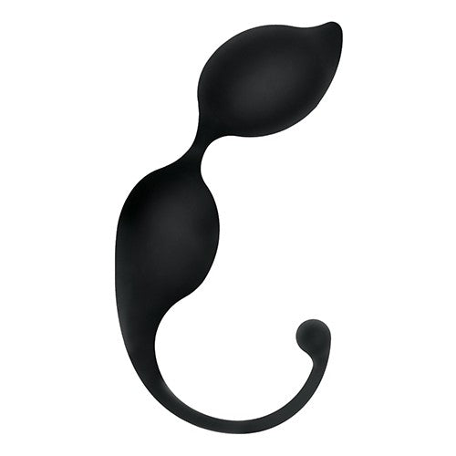 Vaginal beads made of honey. silicone Trigger black