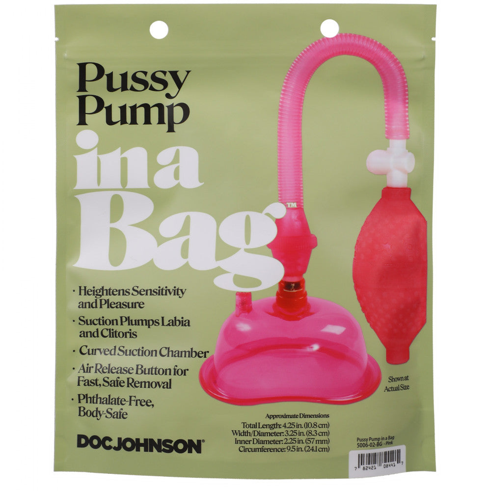 Vaginal pump Doc Johnson Pussy Pump In A Bag