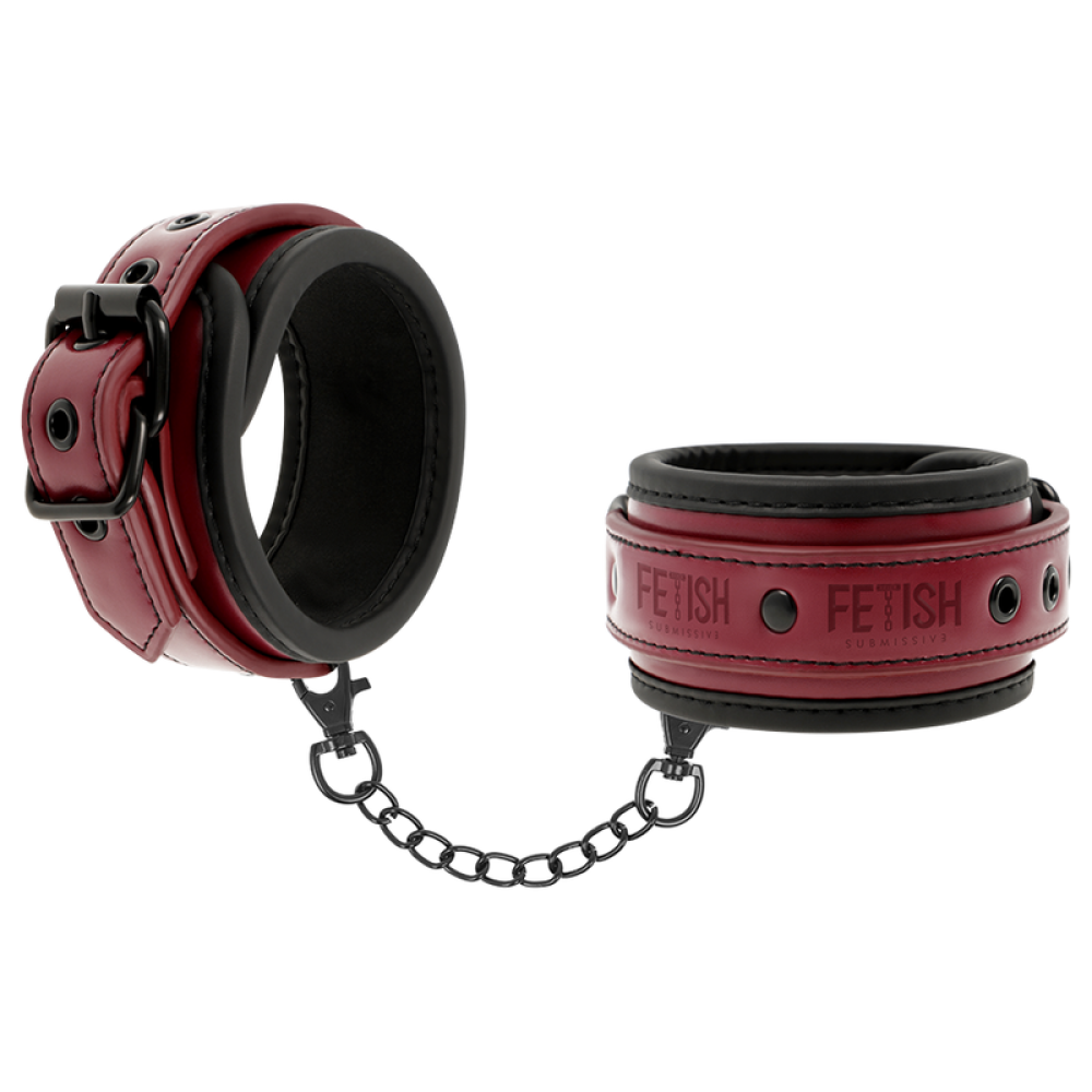 Vegan Handcuffs Fetish Submissive Dark Room