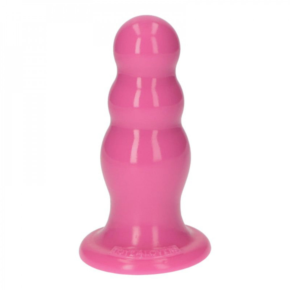 Veronica color Large anal dilator with vacuum base Olmo pink