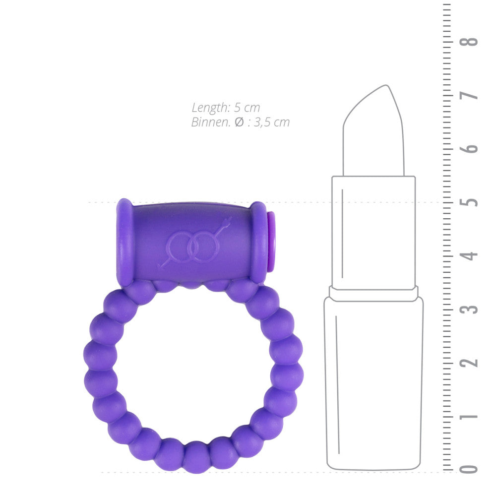 Vibrating Cock Ring Symbol Purple