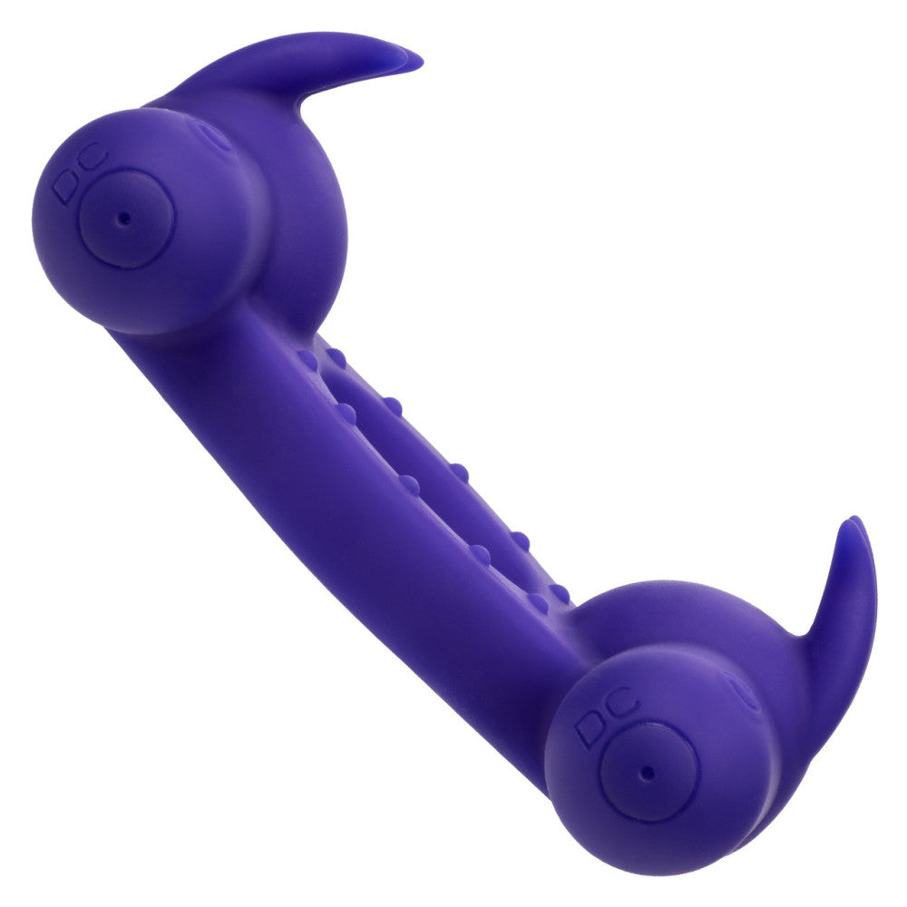 Vibrating Cock Ring with Two Stimulators Triple Orgasm Enhancer