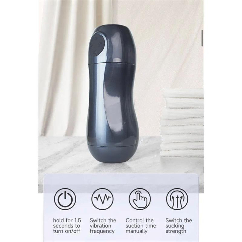 Vibrating & Sucking Tronik Masturbator