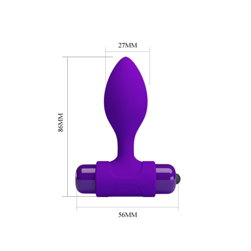 Vibrating anal dilator VIbra Plug purple