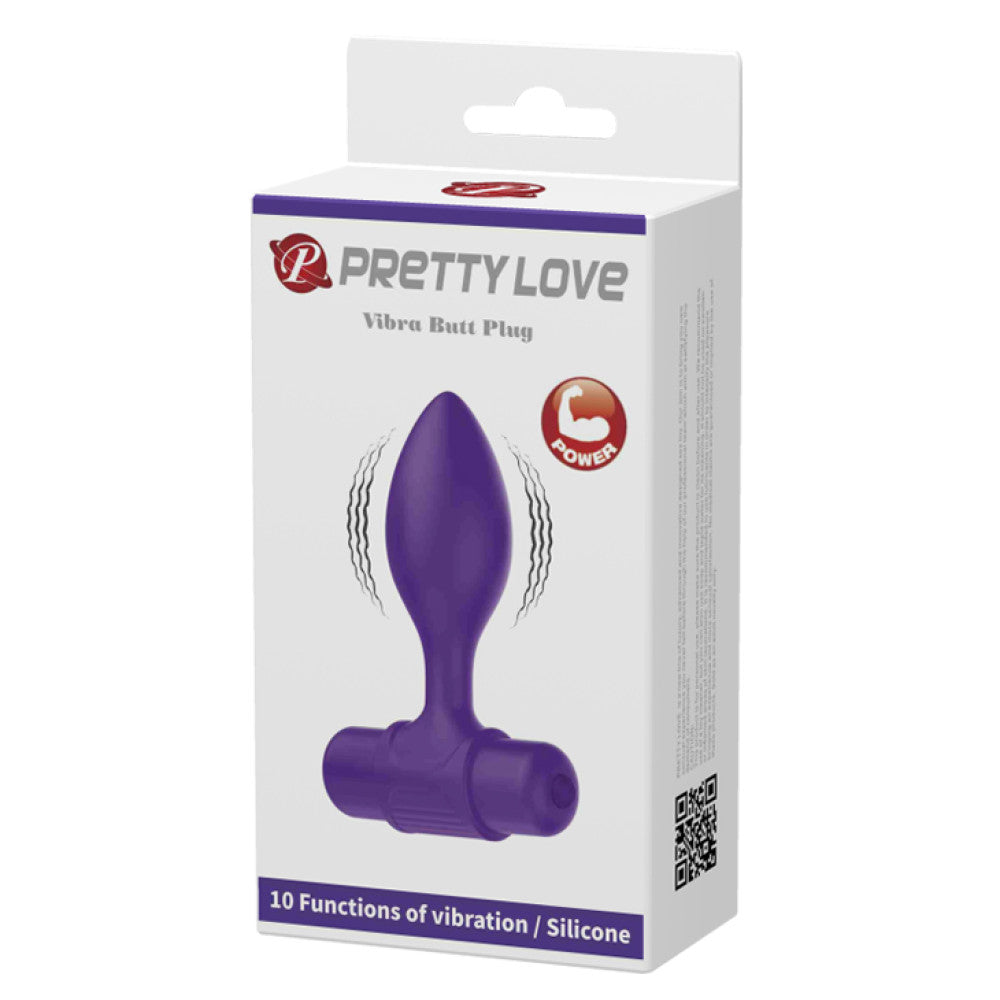 Vibrating anal dilator VIbra Plug purple