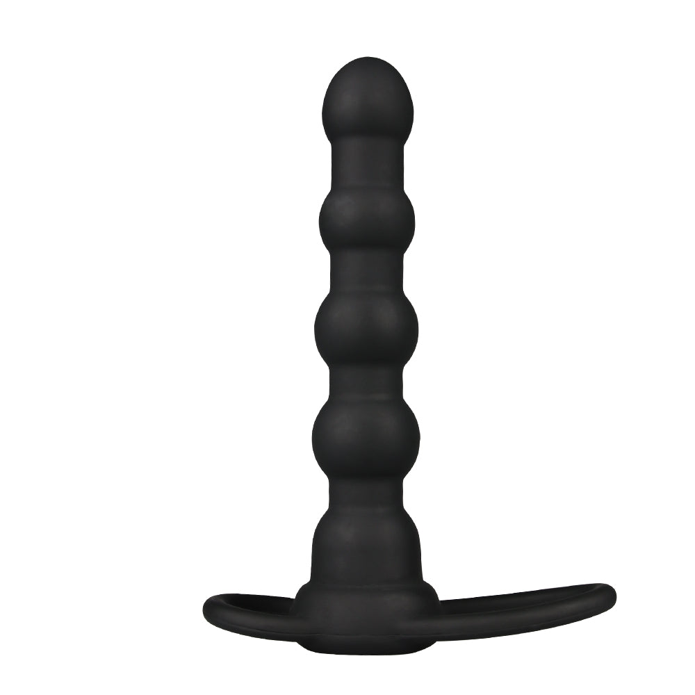 Vibrating anal dildo with Rock Balls grip