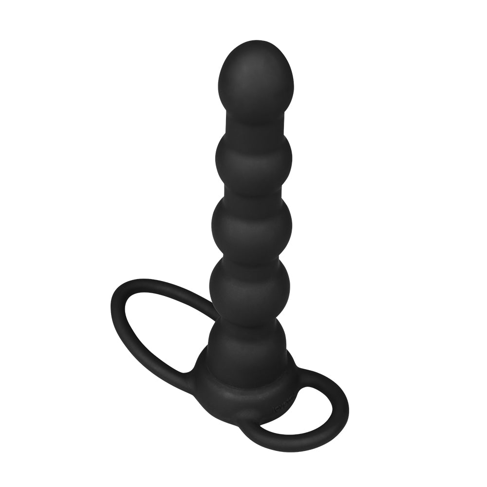 Vibrating anal dildo with Rock Balls grip