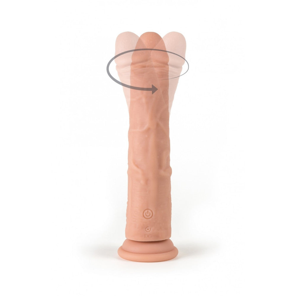 Vibrating dildo with rotation and remote Virgite R8