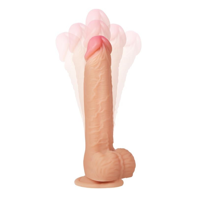 Vibrating dildo with up and down movement and remote Cesur