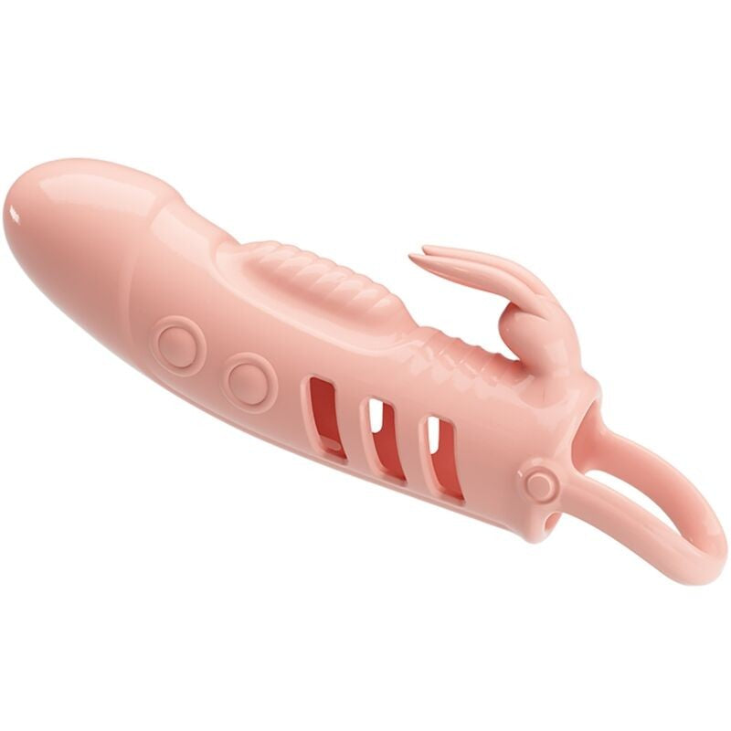 Vibrating penis extender with ears Sloane body