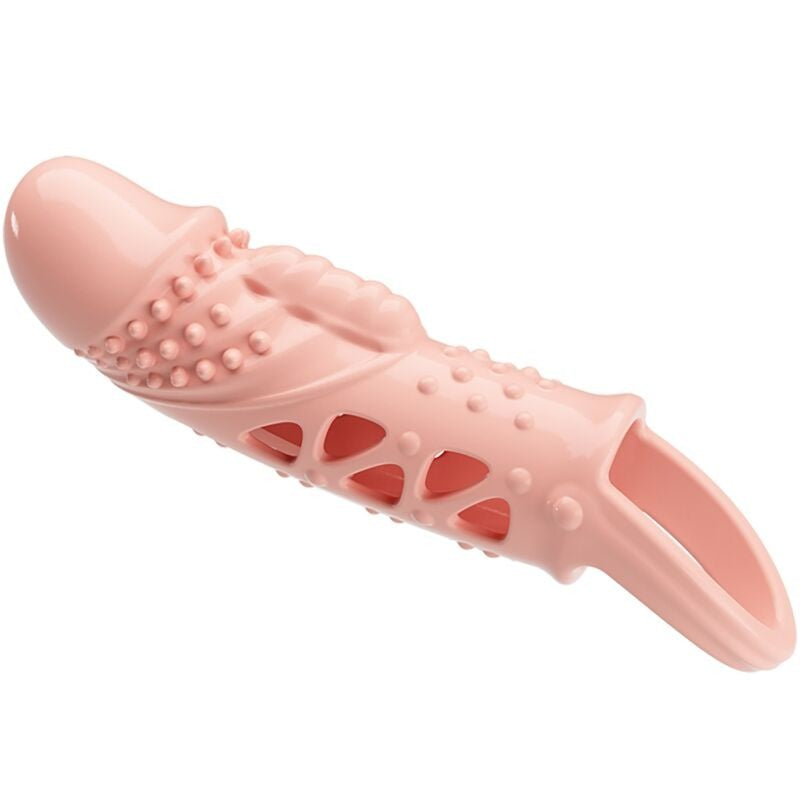 Vibrating penis extender with testicle ring Cecelia body