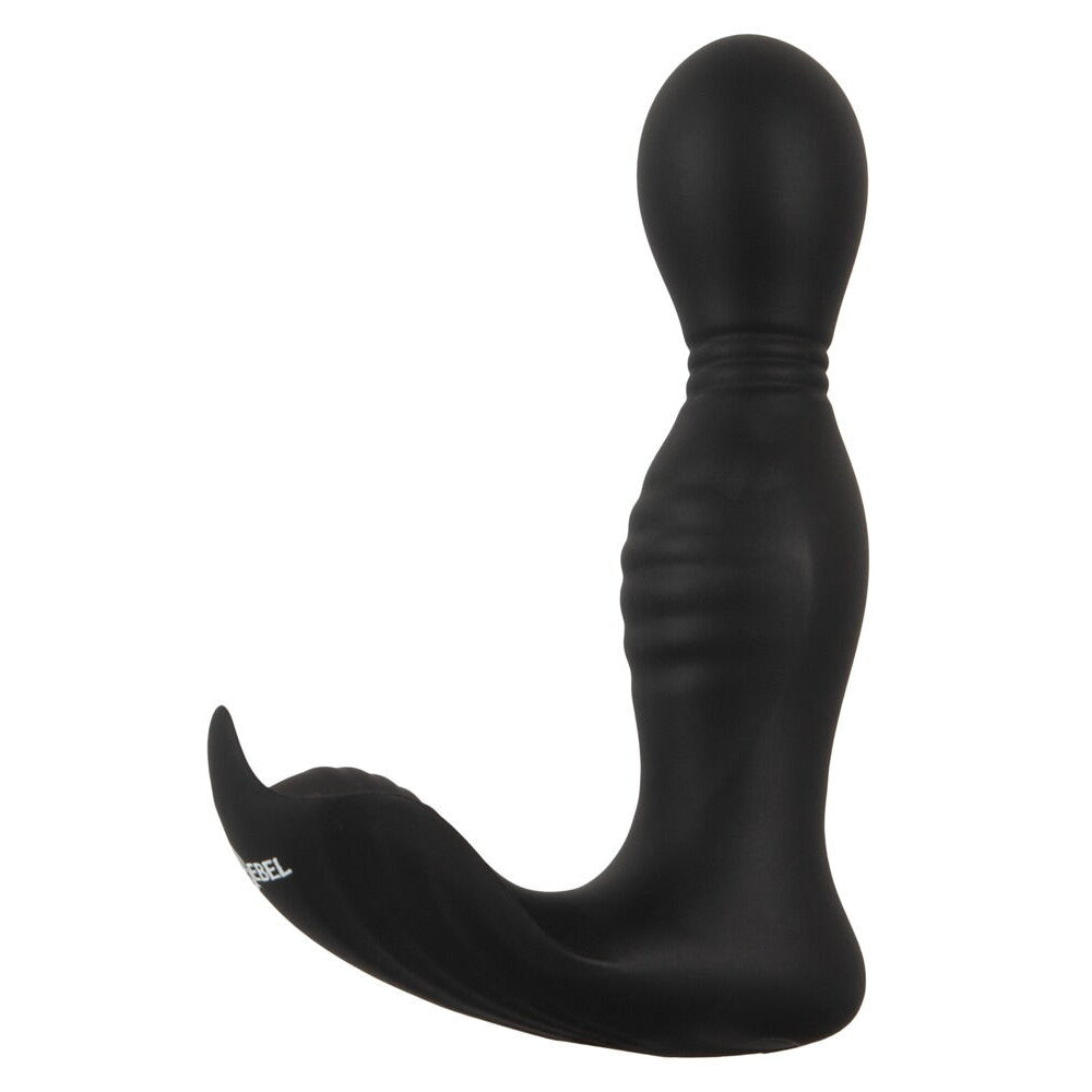 Vibrating prostate stimulator with rotating movements and Rebel 2 Functions remote control