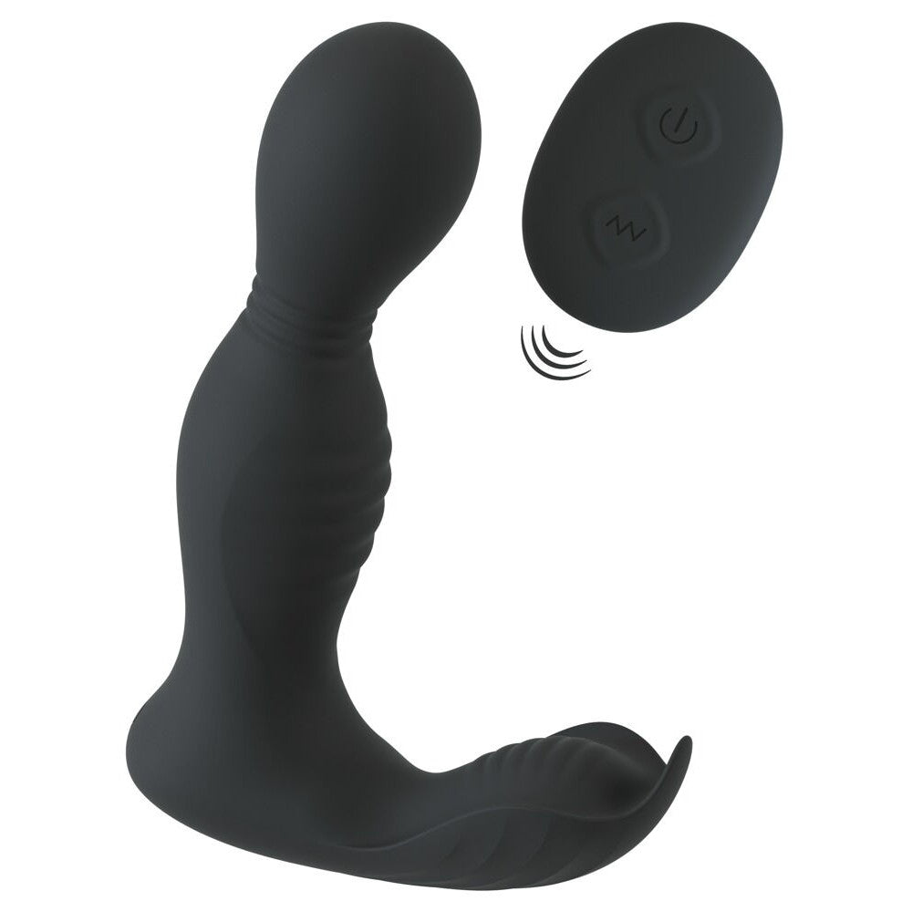 Vibrating prostate stimulator with rotating movements and Rebel 2 Functions remote control