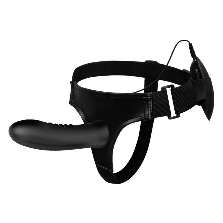 Vibrating strap-on penis belt for men made of silicone Myron