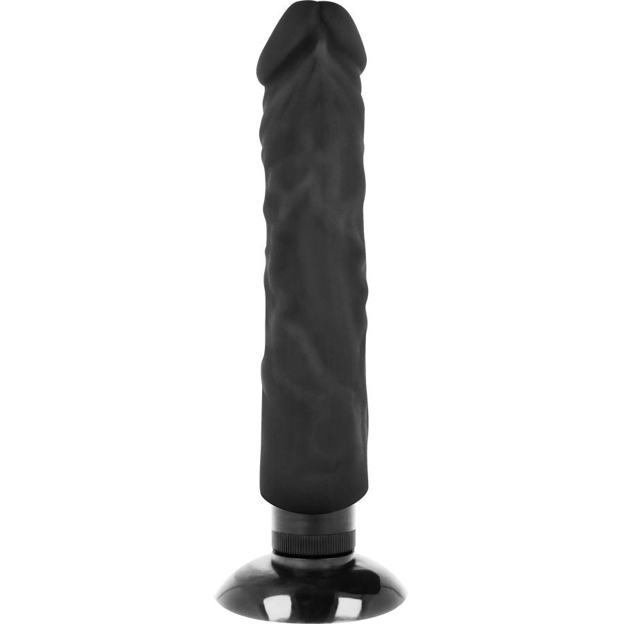 Vibrator With Vacuum Base Black Base Cock