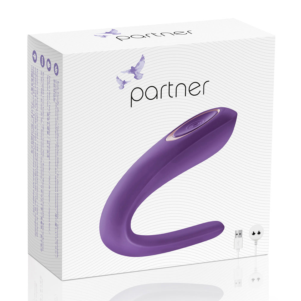 Vibrator for Couples Partner rechargeable Purple