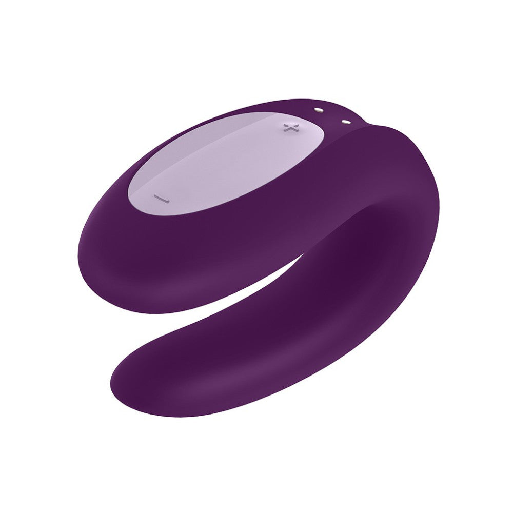 Vibrator for couples Satisfyer Double Joy purple with App