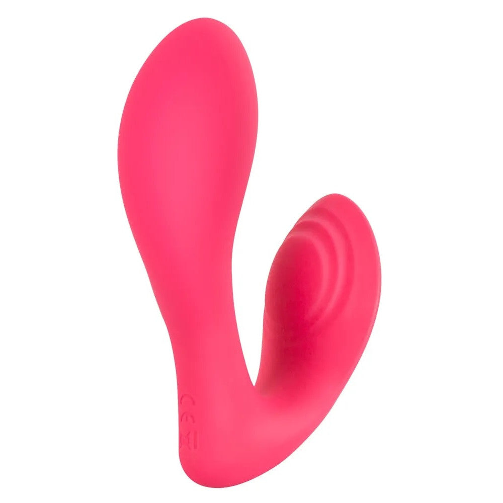 Vibrator with clitoris stimulator and remote G-spot Panty Vibrator