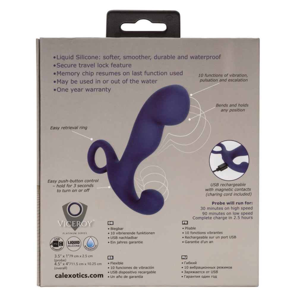 Viceroy Command Probe Silicone Rechargeable Prostate Stimulator