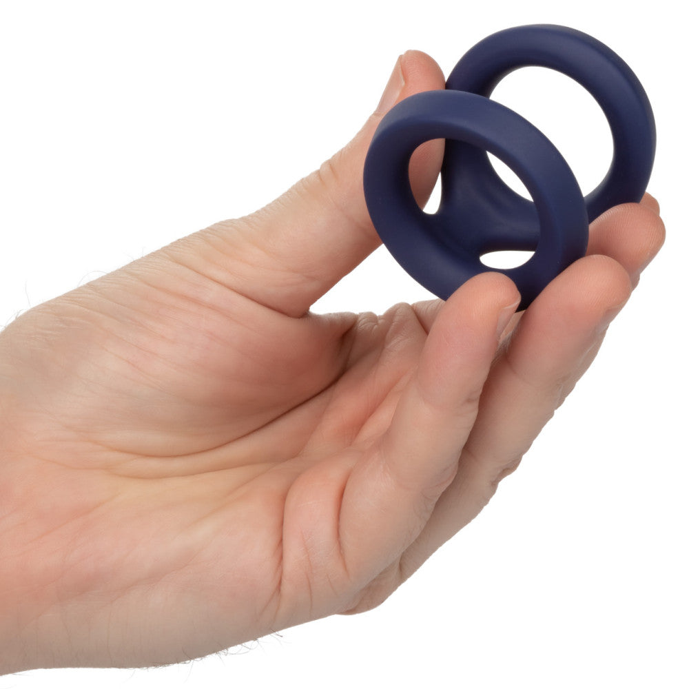 Viceroy Dual Ring Calexotics Silicone Cock & Ball Rings