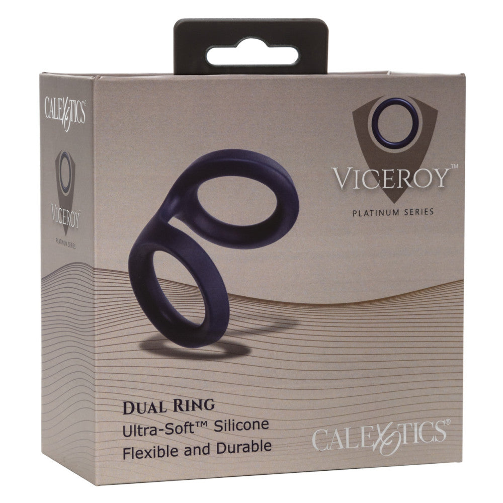 Viceroy Dual Ring Calexotics Silicone Cock & Ball Rings