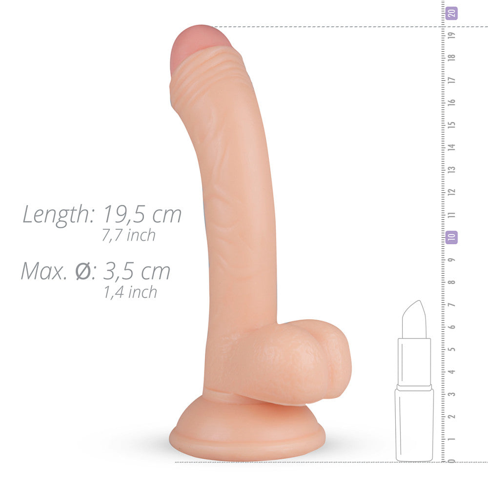 Vince flexible realistic testicle dildo