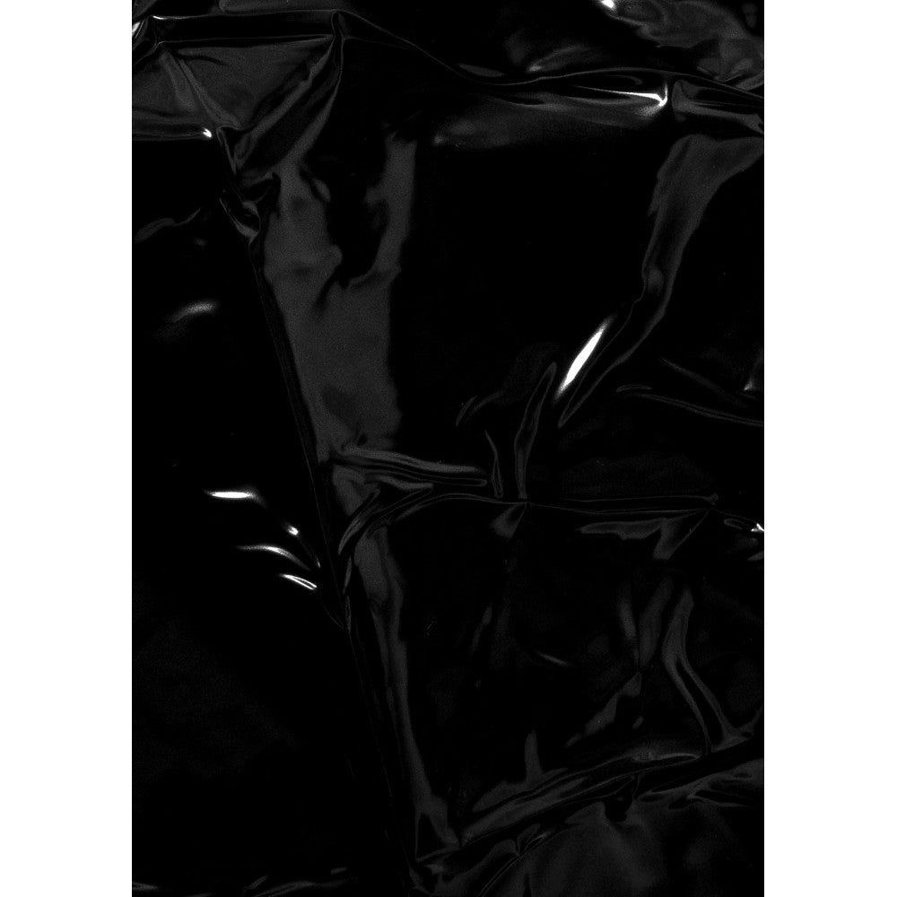 Vinyl sex bed linen 240x220 cm. Taboom Wet Play black