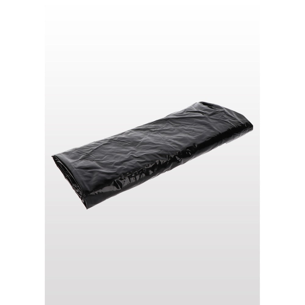 Vinyl sex bed linen 240x220 cm. Taboom Wet Play black