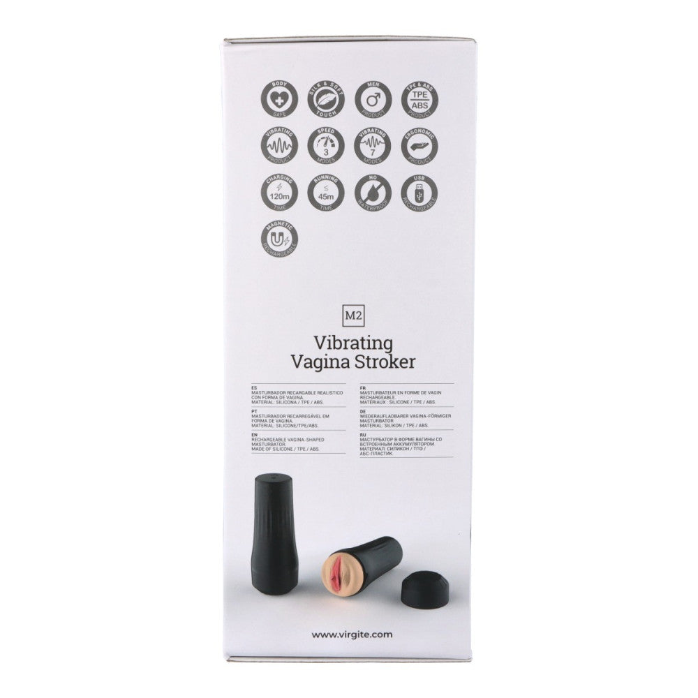 Virgite M2 Rechargeable Vaginal Vibrating Masturbator