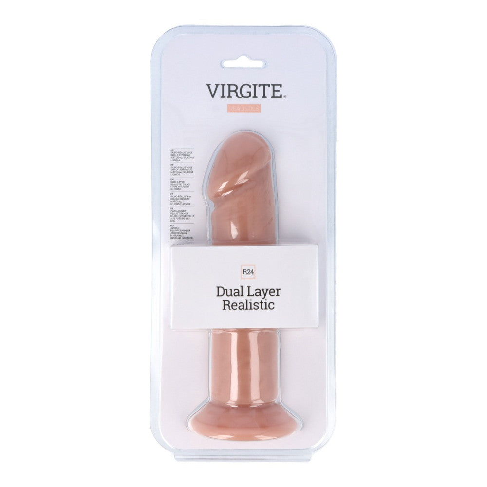 Virgite R24 Double Layer Realistic Silicone Dildo