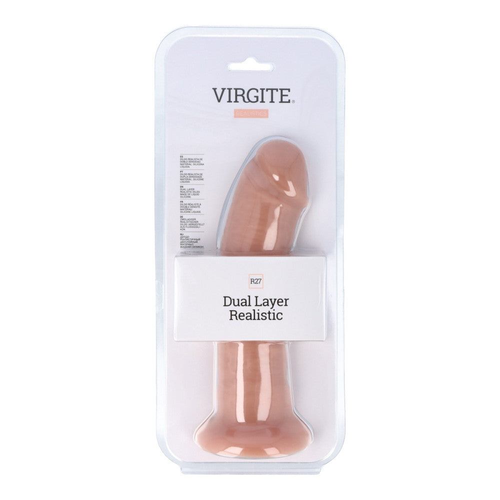 Virgite R27 double layer realistic silicone dildo