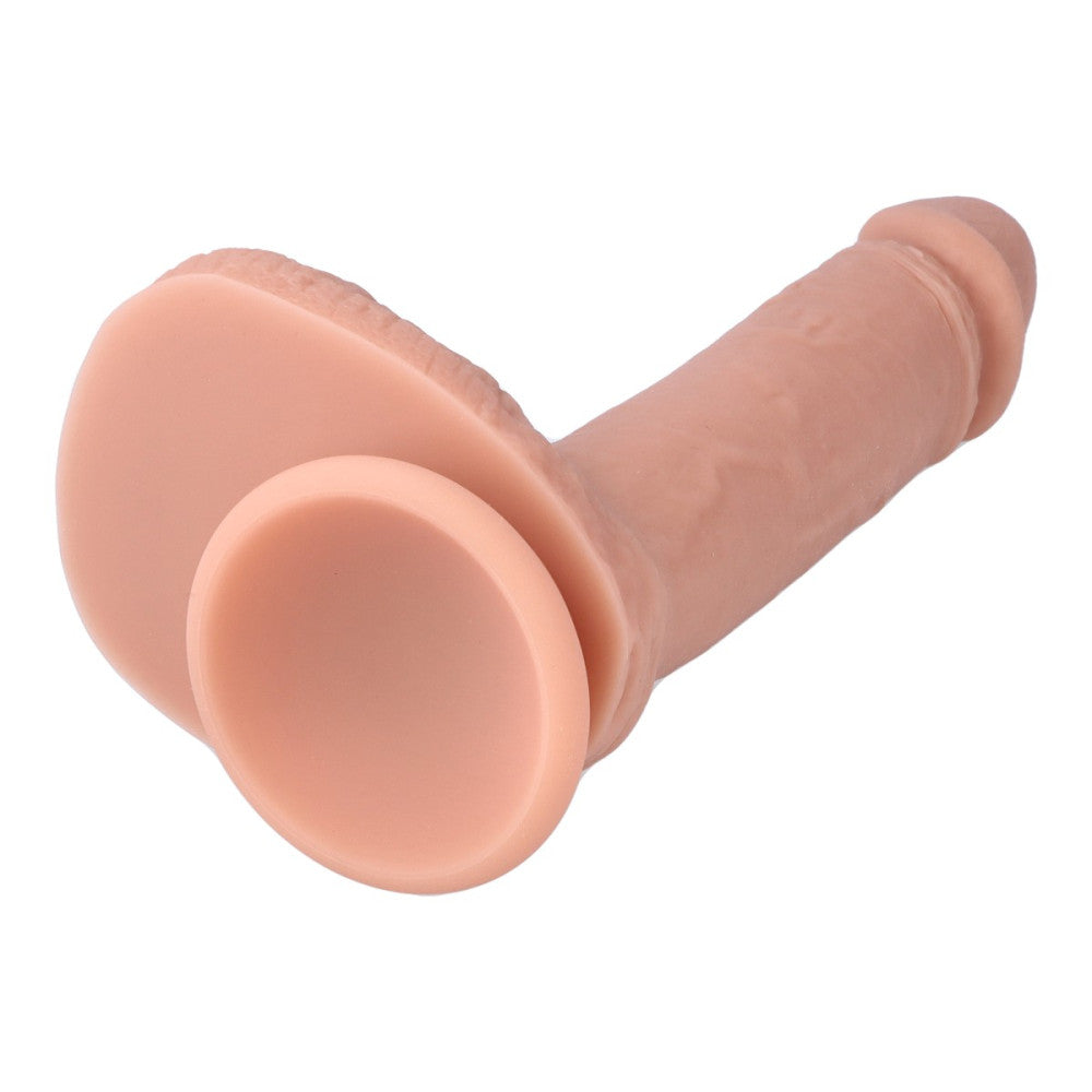 Virgite R31 Realistic double-layer silicone dildo with testicles