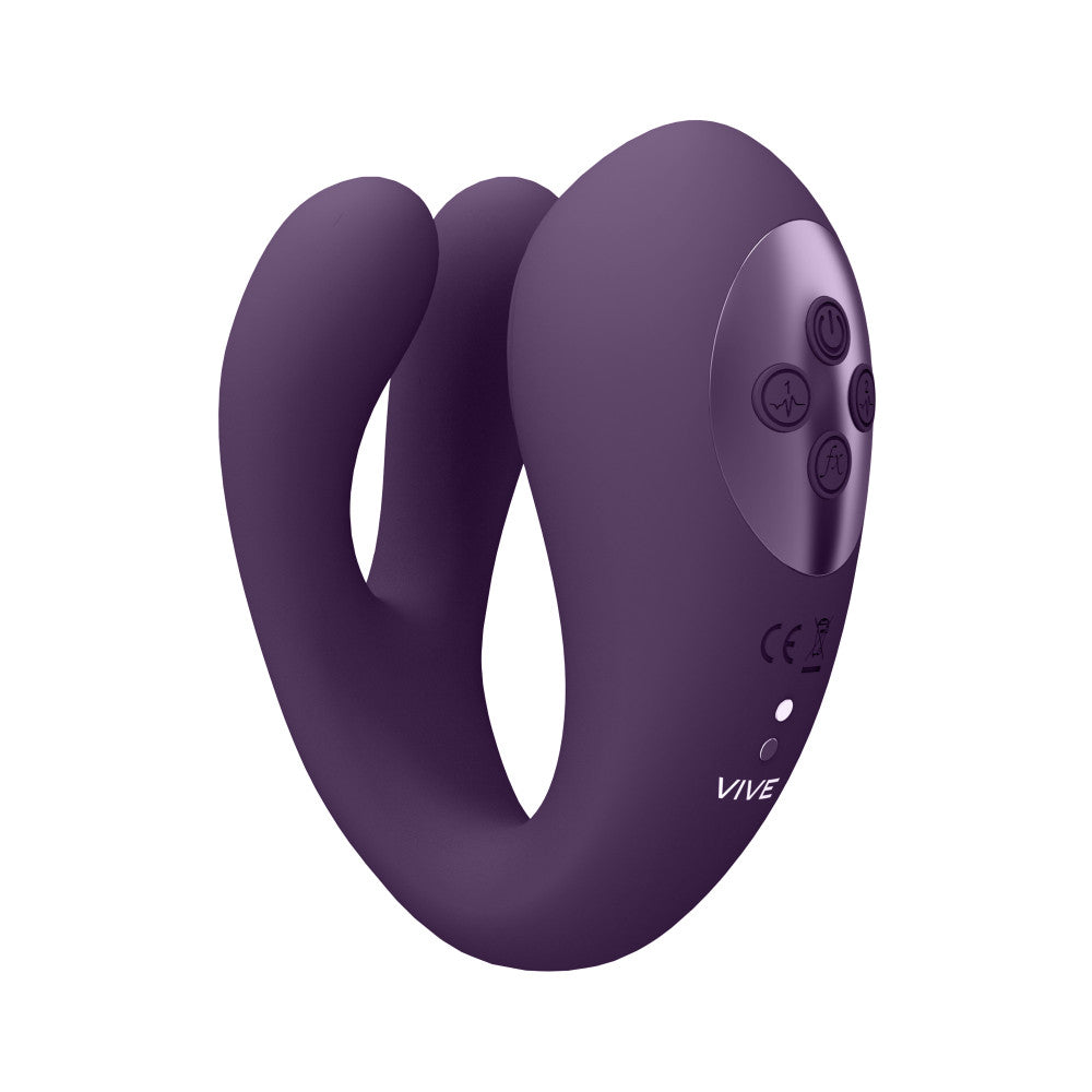 Vive Yoko 3 Motor Rechargeable Silicone Stimulator Purple