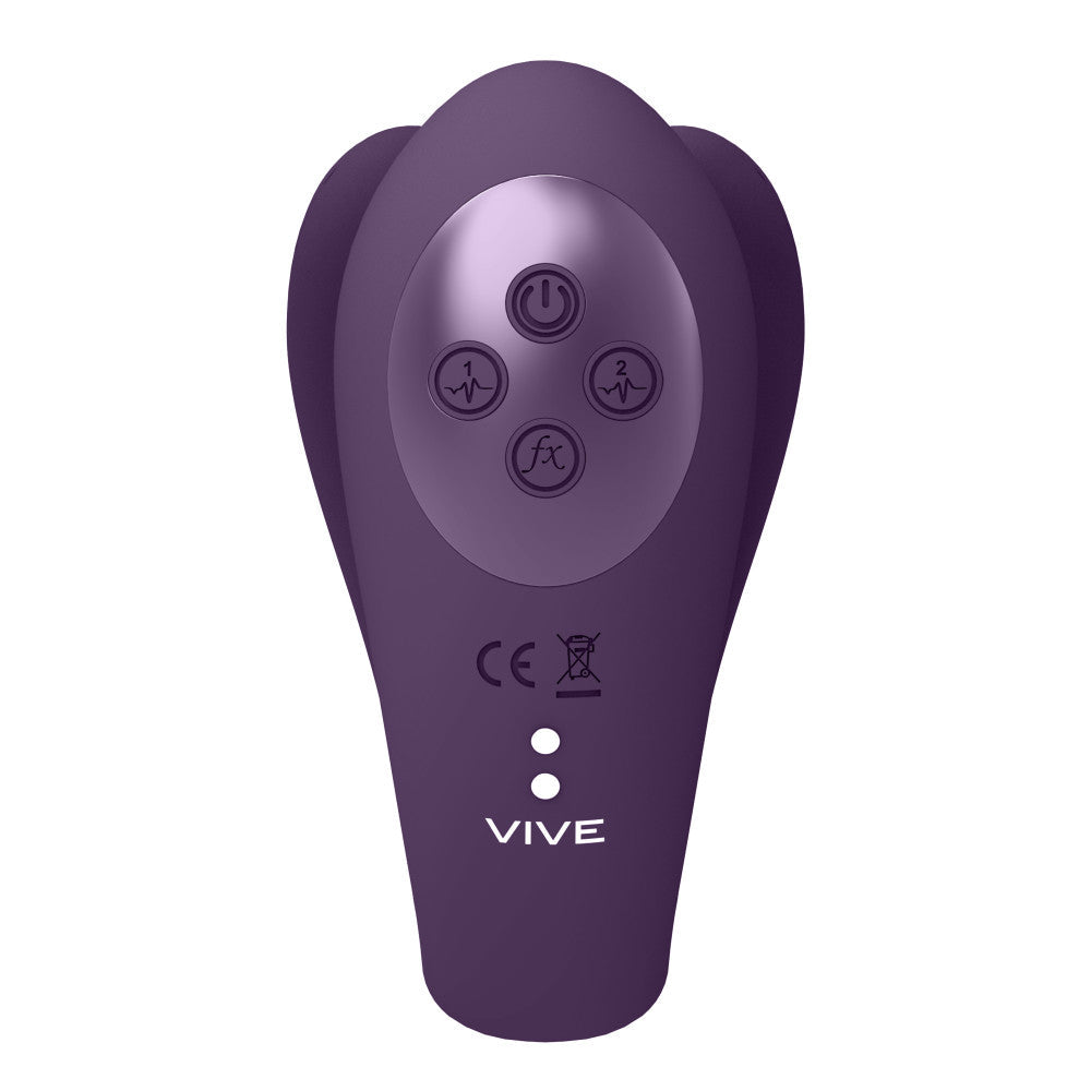 Vive Yoko 3 Motor Rechargeable Silicone Stimulator Purple