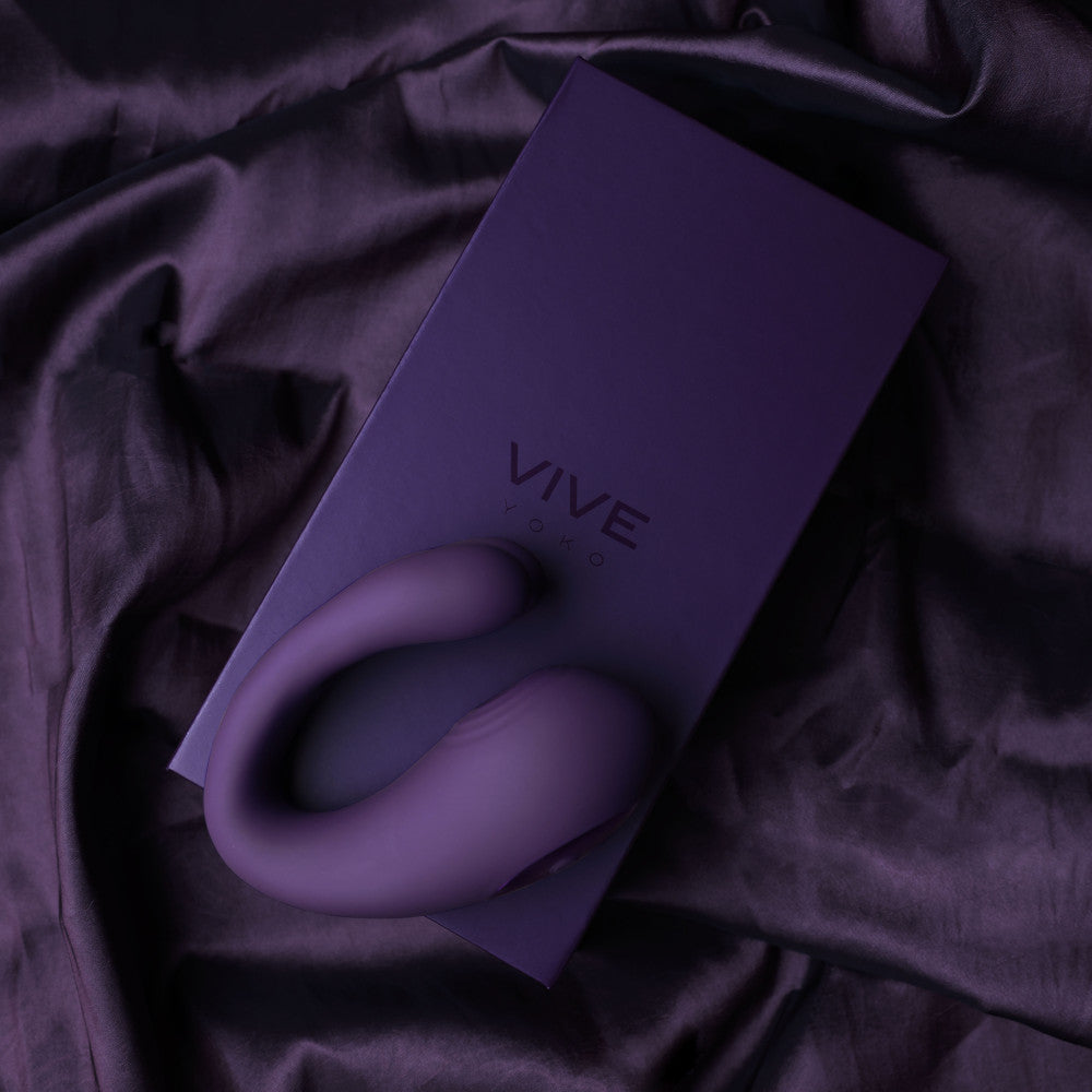 Vive Yoko 3 Motor Rechargeable Silicone Stimulator Purple