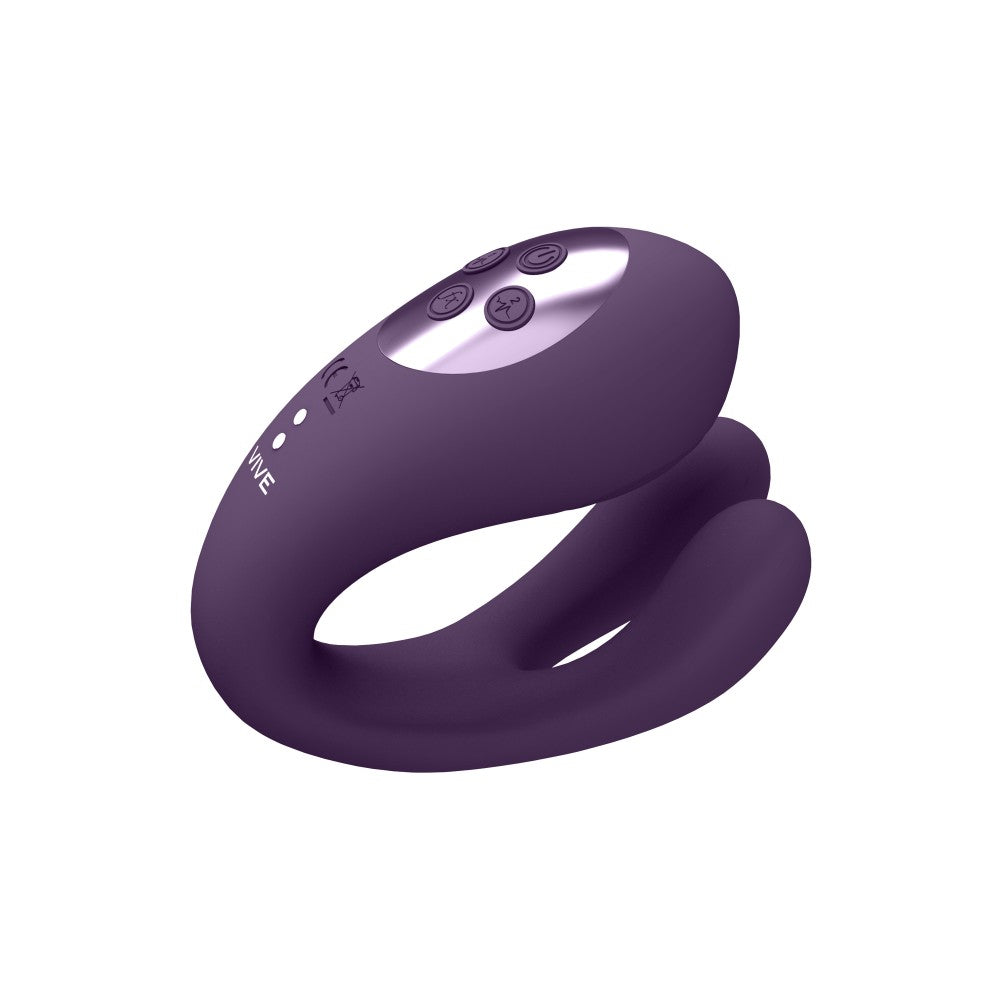 Vive Yoko 3 Motor Rechargeable Silicone Stimulator Purple