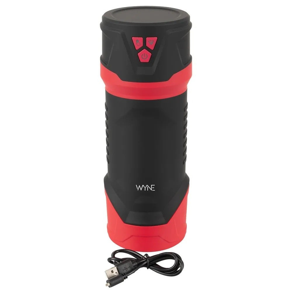 WYNE Rechargeable Vibrating and Sucking Masturbator