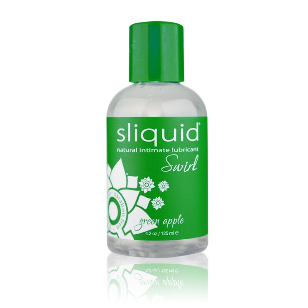 Water-based vegan lubricant Sliquid Swirl green apple scent