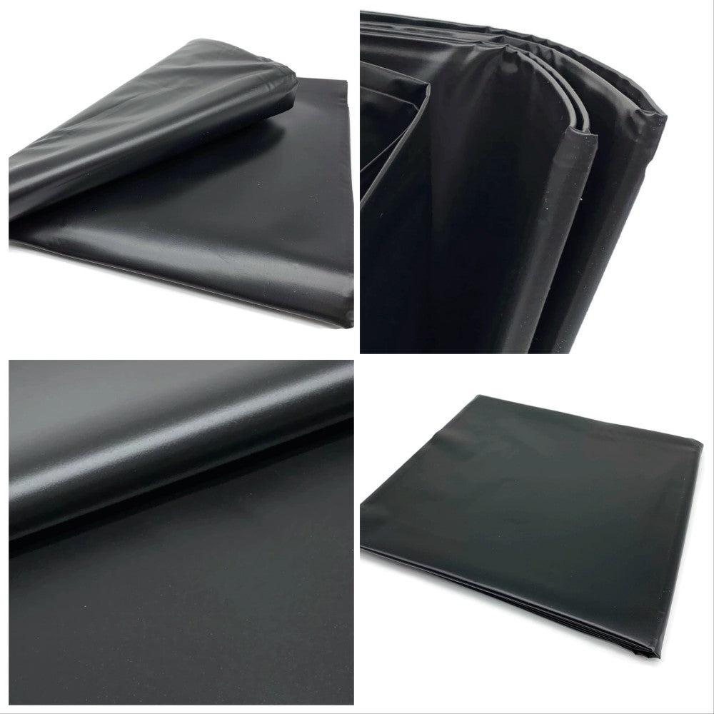 Wet Games Vinyl Sex Sheet Bedding Black