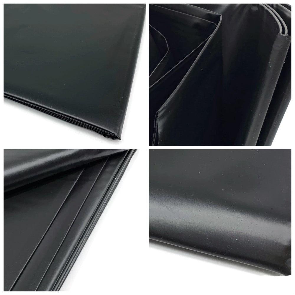 Wet Games Vinyl Sex Sheet Bedding Black