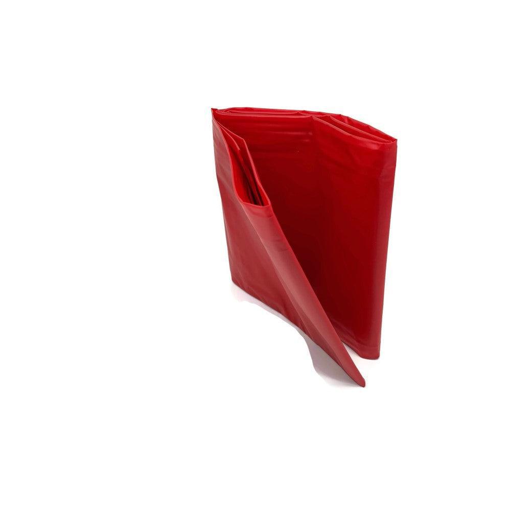 Wet Games Red Vinyl Sex Bed Sheet