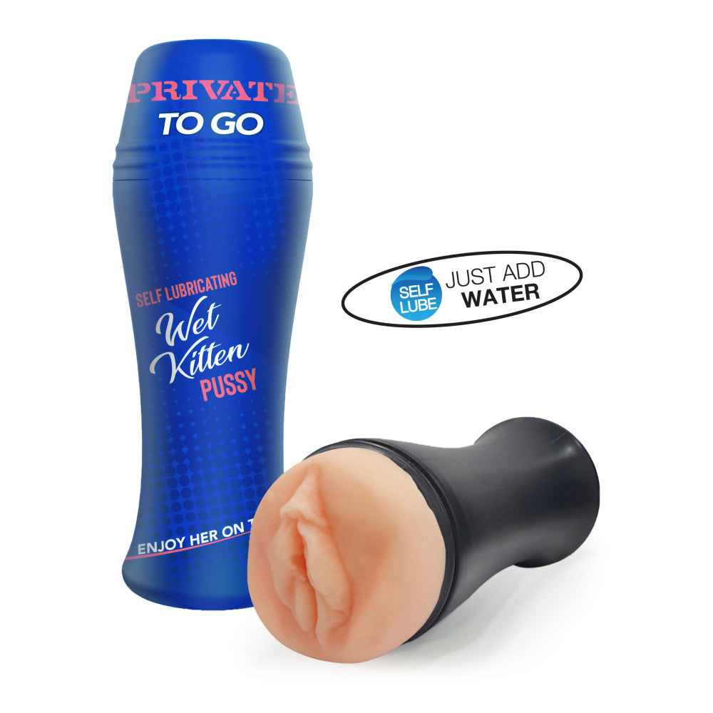 Wet Kitten Pussy Self-Moistening Vaginal Masturbator
