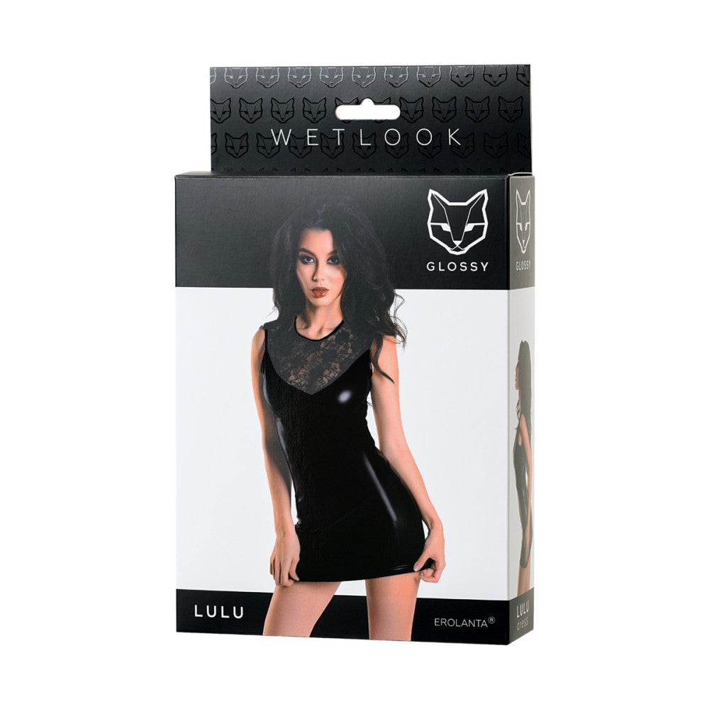 Wetlook Lulu Elegant Mini Dress with Lace