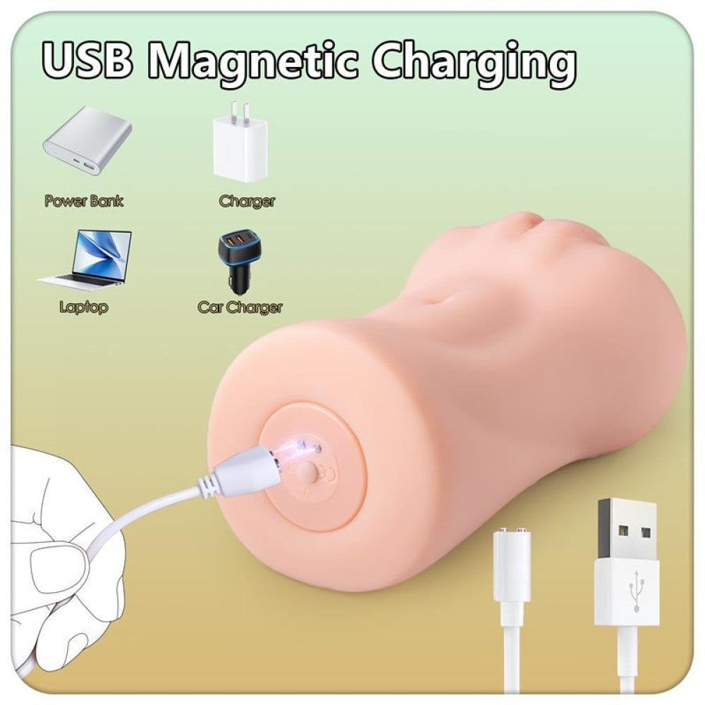 Xise Elaine Rechargeable Vibrating Vagina Masturbator