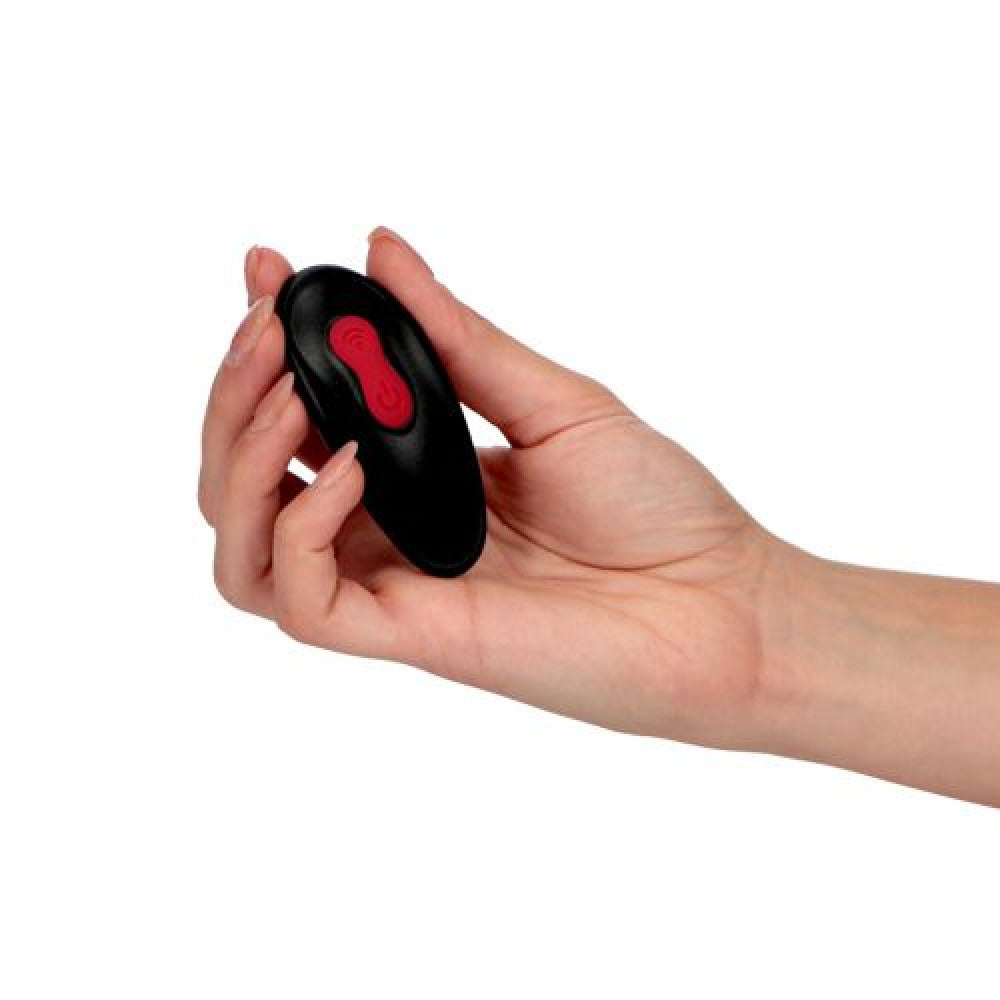 Yummy Game Rechargeable Silicone Couples Stimulator Black