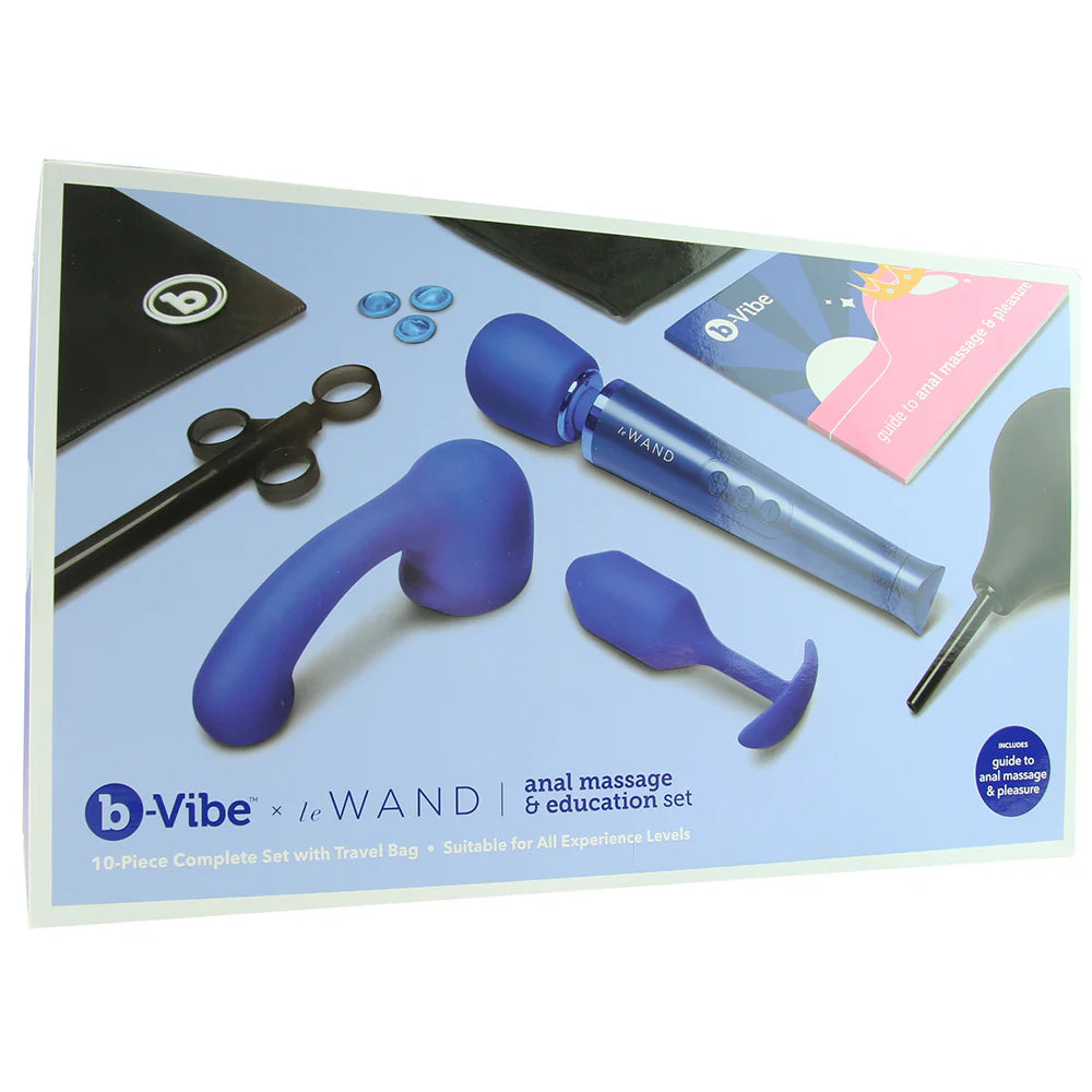 b-Vibe x Le Wand Blue Beginner Sex Toy Set