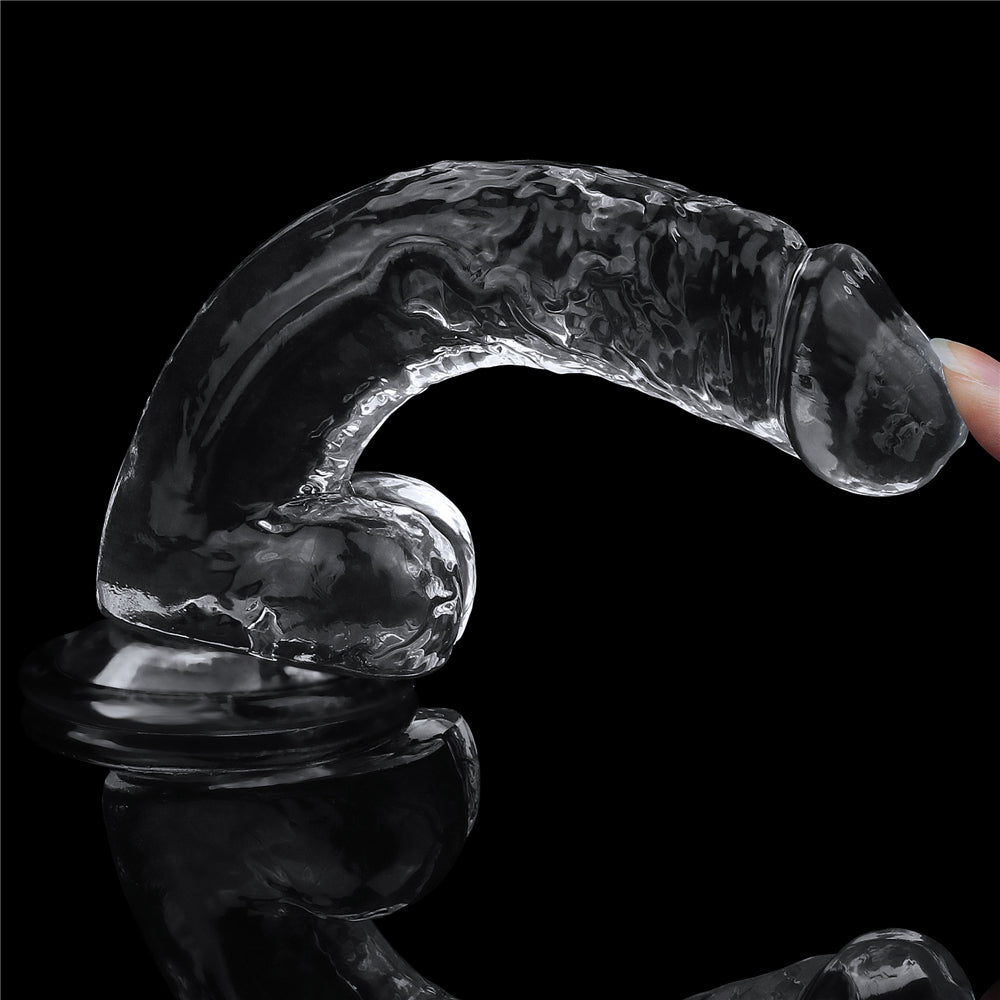 Flawless Clear Flexible Realistic Dildo