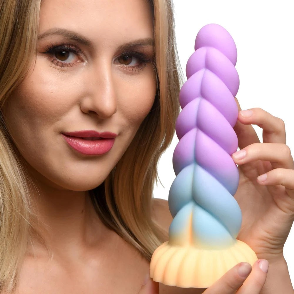 Creature Cocks Mystique Unicorn Original Silicone Dildo - Horn