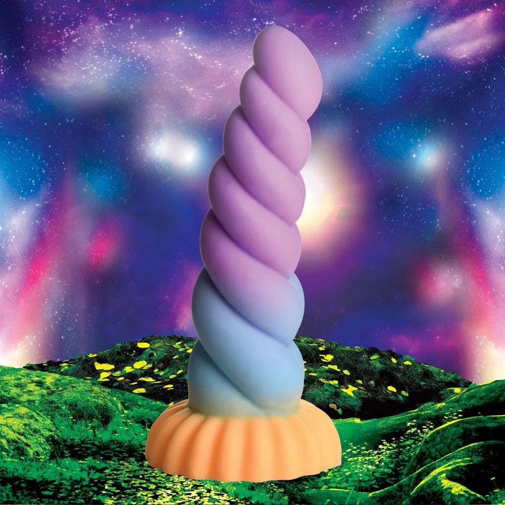 Creature Cocks Mystique Unicorn Original Silicone Dildo - Horn